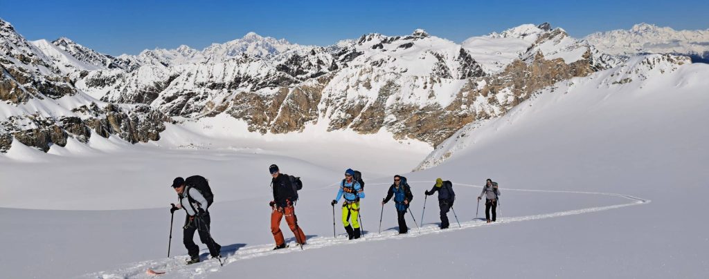 Montée vers la punta Calabre