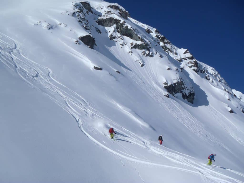 Grand ski sur la haute route Chamonix Zermatt